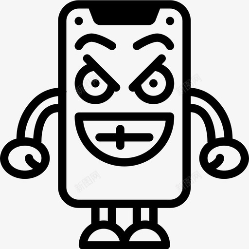 快乐怪物直系人图标svg_新图网 https://ixintu.com 快乐 怪物 直系 系人