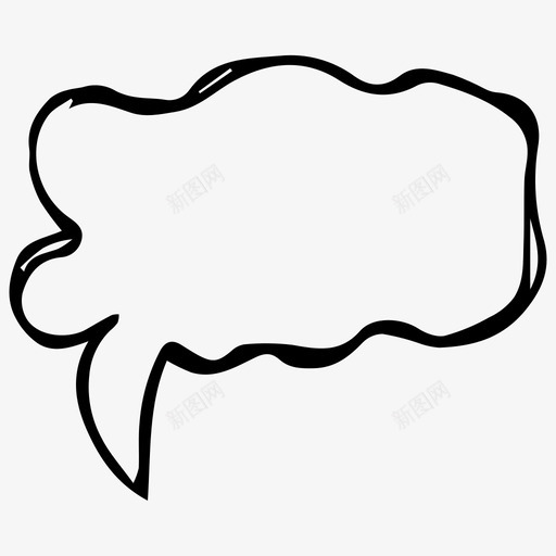 语音泡泡聊天对话图标svg_新图网 https://ixintu.com 对话 泡泡 留言 聊天 语音