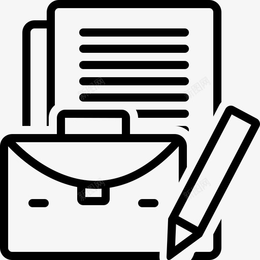 商业案例附件定制图标svg_新图网 https://ixintu.com 商业 商务 定制 文档 案例 附件