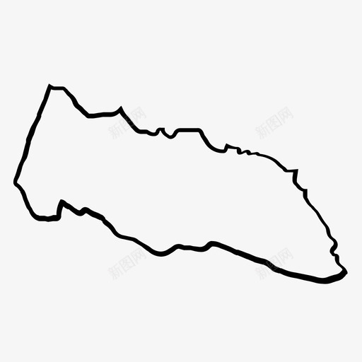 波特兰教区加勒比海地图图标svg_新图网 https://ixintu.com 加勒比海 地图 教区 波特兰 贾米卡