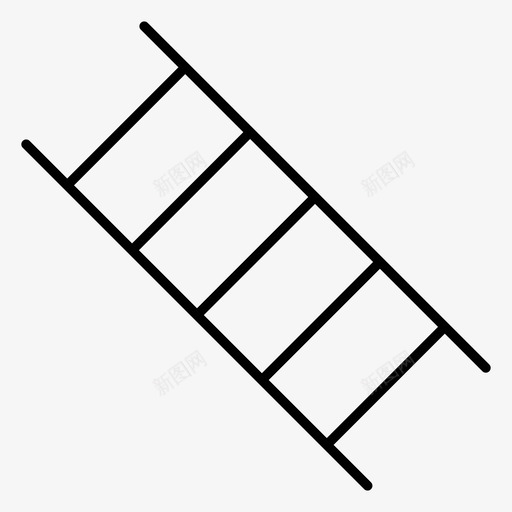 爬梯攀爬设备家具图标svg_新图网 https://ixintu.com 家具 家用 攀爬 爬梯 设备 高度