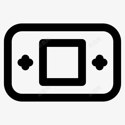 游戏机设备电子线路图标svg_新图网 https://ixintu.com 游戏机 电子线路 设备
