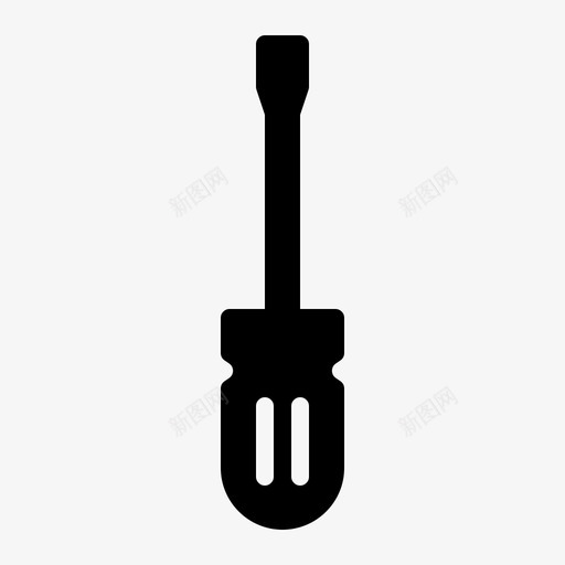 螺丝刀结构维护图标svg_新图网 https://ixintu.com 工具 标志 结构 维修 维护 螺丝刀