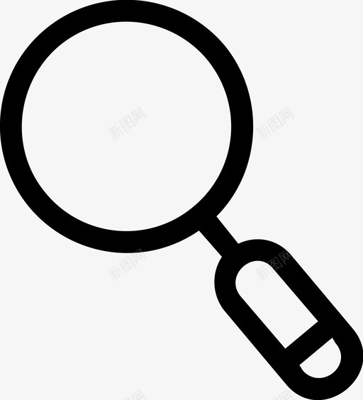 找放大镜搜索图标svg_新图网 https://ixintu.com 搜索 放大镜