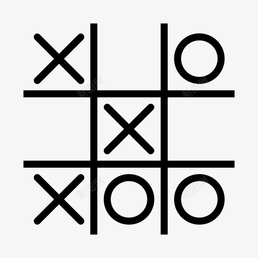 tictactoe游戏noughts和crosss图标svg_新图网 https://ixintu.com crosss misc noughts tic-tac-toe 游戏