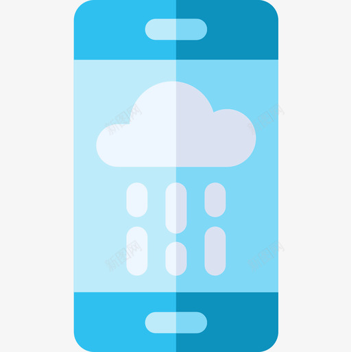 雨174号天气平坦图标svg_新图网 https://ixintu.com 174号 天气 平坦