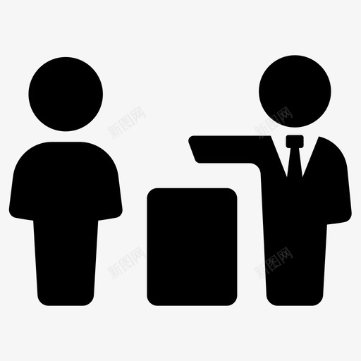 客户买家柜台图标svg_新图网 https://ixintu.com 买家 客户 柜台 购物者