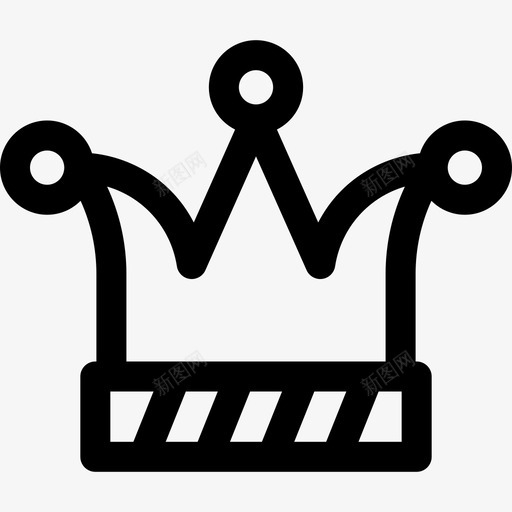 帽子mardigras9直纹图标svg_新图网 https://ixintu.com gras mardi 帽子 直纹