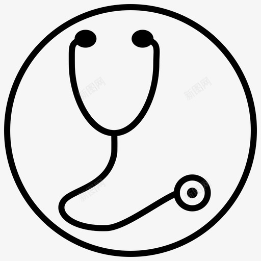 stethescope医生医疗保健图标svg_新图网 https://ixintu.com stethescope 医生 医疗 医疗保健
