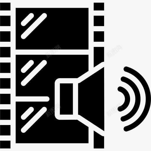 底片视频制作9填充图标svg_新图网 https://ixintu.com 填充 底片 视频制作