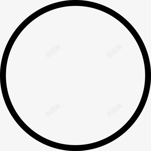 单选_未选中svg_新图网 https://ixintu.com 单选_未选中