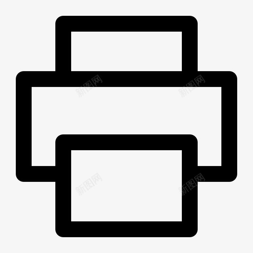 打印输出打印机图标svg_新图网 https://ixintu.com 打印 打印机 电子邮件用户界面 输出