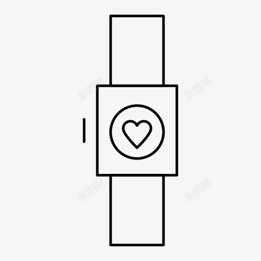 健身比特有氧运动健身图标svg_新图网 https://ixintu.com 健康 健身 健身房 手表 有氧运动 比特