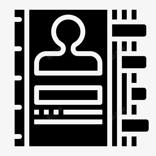 联系人地址联系人簿图标svg_新图网 https://ixintu.com businesssolid 地址 手机 电话 联系人