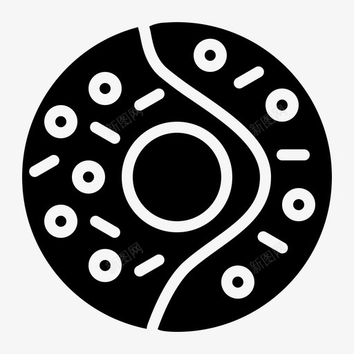 甜甜圈面包房美味图标svg_新图网 https://ixintu.com 固体 甜甜 甜甜圈 美味 面包房 饥饿