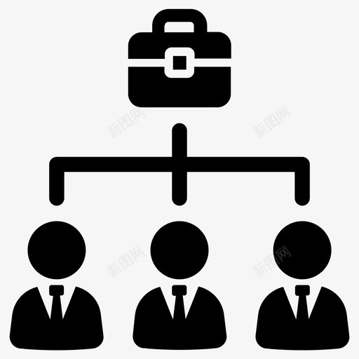 工作公司雇员图标svg_新图网 https://ixintu.com 公司 办公室 工作 雇员