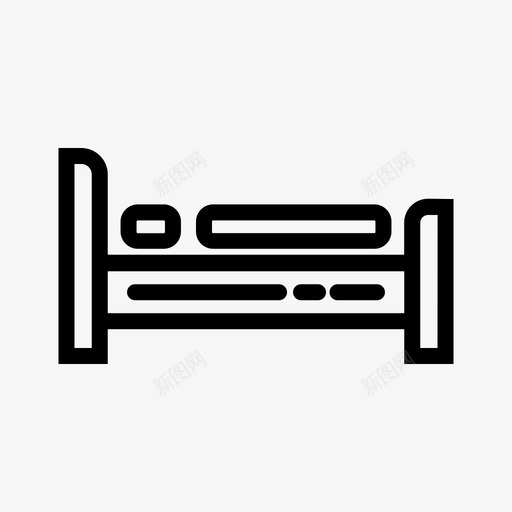 床被褥卧室图标svg_新图网 https://ixintu.com 医疗 卧室 家具 睡眠 被褥