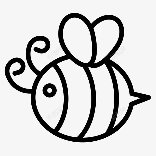 蜜蜂第6季直系图标svg_新图网 https://ixintu.com 直系 第6季 蜜蜂