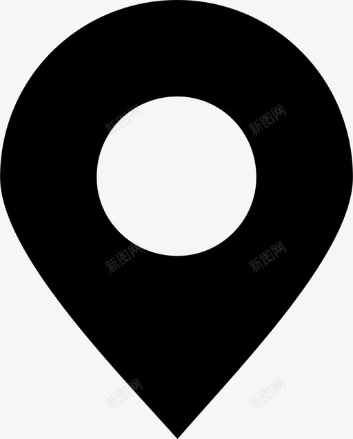 位置地图定位标记图标svg_新图网 https://ixintu.com 位置 地图 地点 定位标记