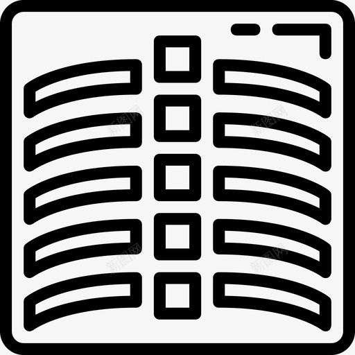 X光51号医院直线型图标svg_新图网 https://ixintu.com 51号 医院 直线 线型