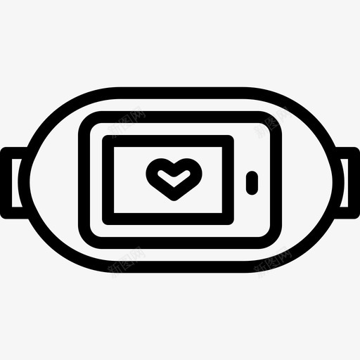 皮带袋运行19线性图标svg_新图网 https://ixintu.com 皮带 线性 运行