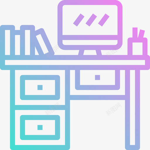 办公桌家具39坡度图标svg_新图网 https://ixintu.com 办公桌 坡度 家具39