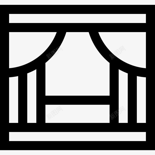 舞台魔术22直线图标svg_新图网 https://ixintu.com 直线 舞台 魔术