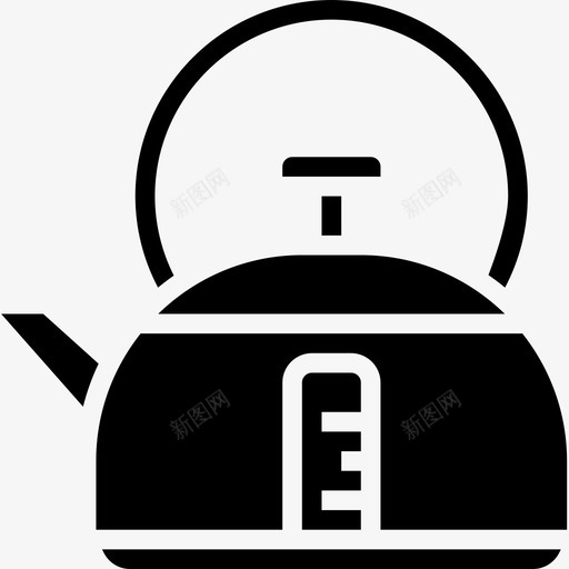 水壶咖啡58字形图标svg_新图网 https://ixintu.com 咖啡 字形 水壶