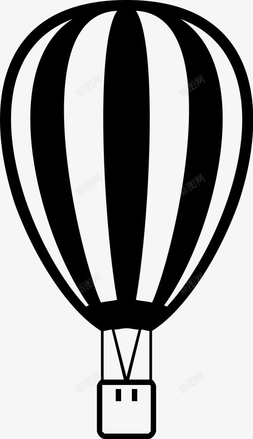 飞气球图标svg_新图网 https://ixintu.com 气球