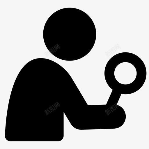 找到侦探探长图标svg_新图网 https://ixintu.com 侦探 找到 探长 搜索 放大