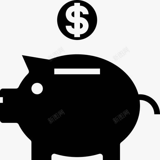 存钱罐金融货币3可靠图标svg_新图网 https://ixintu.com 可靠 存钱 货币 金融
