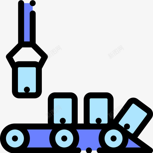 制造批量生产线色图标svg_新图网 https://ixintu.com 制造 批量生产 线色