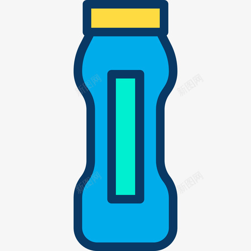 水瓶运动和游戏7线性颜色图标svg_新图网 https://ixintu.com 水瓶 游戏 线性 运动 颜色