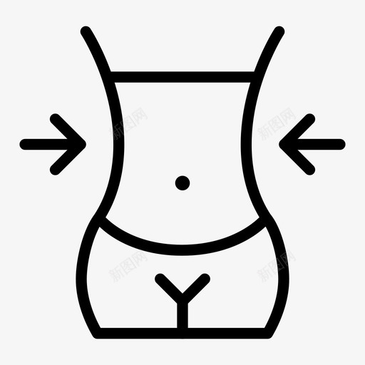 减肥健身健康图标svg_新图网 https://ixintu.com 健康 健身 减肥