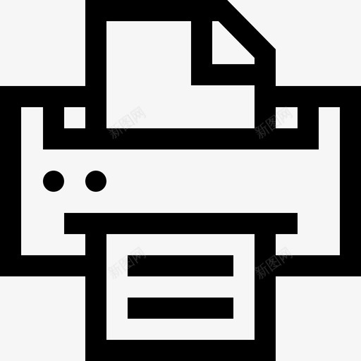 打印机电子32线性图标svg_新图网 https://ixintu.com 打印机 电子 线性