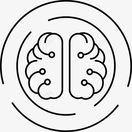 大脑智力头脑图标svg_新图网 https://ixintu.com 大脑 头脑 思维 智力