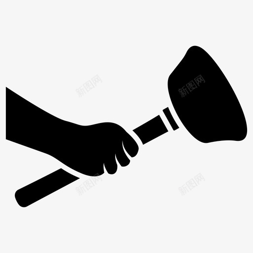 柱塞清洁工具马桶清洁图标svg_新图网 https://ixintu.com 卫生间 图标 工具 柱塞 浴室 清洁 清洁工 设备 配件 马桶