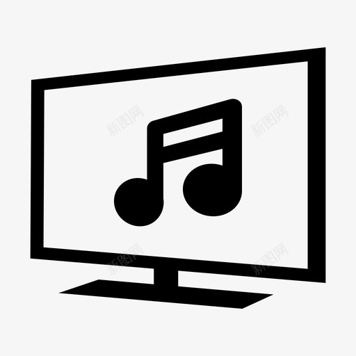 电视技术电视机图标svg_新图网 https://ixintu.com 手表 技术 电视 电视机