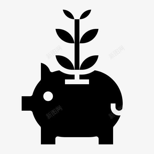 资金银行投资图标svg_新图网 https://ixintu.com 会计 投资 财务扎实 资金 银行