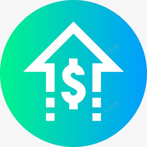 Rising零售29圆形图标svg_新图网 https://ixintu.com Rising 圆形 零售