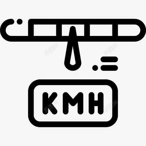 速度表速度表时间12线性图标svg_新图网 https://ixintu.com 线性 速度表 速度表时间12
