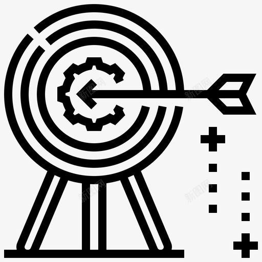 目标目的团队工作线图标svg_新图网 https://ixintu.com 团队 工作 目标 目的