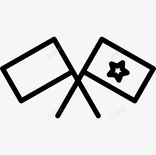 旗帜政治9直系图标svg_新图网 https://ixintu.com 政治 旗帜 直系