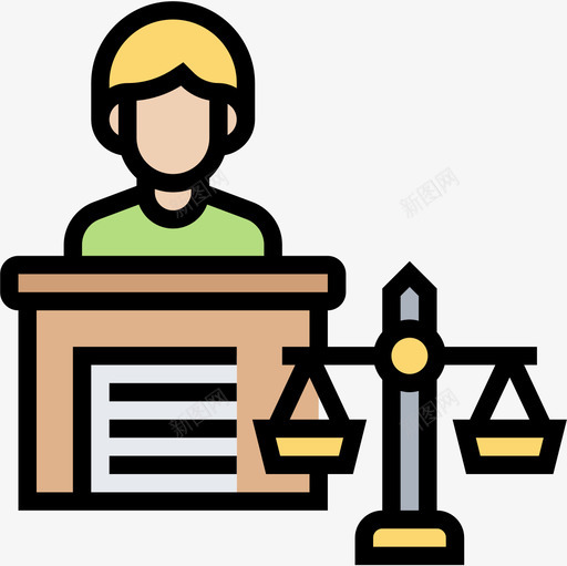 被告房地产152线性颜色图标svg_新图网 https://ixintu.com 房地产 线性 被告 颜色