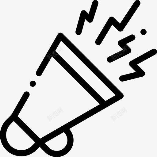 噪声污染7线性图标svg_新图网 https://ixintu.com 噪声 污染 线性
