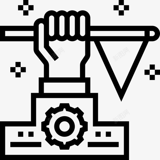 目标业务315线性图标svg_新图网 https://ixintu.com 业务 目标 线性