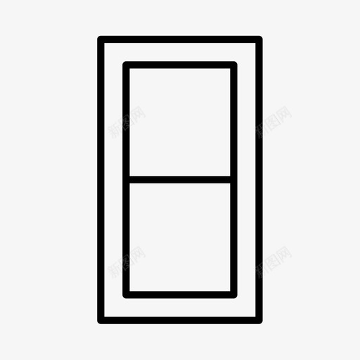 窗户建筑房子图标svg_新图网 https://ixintu.com 建筑 房子 普通窗户 窗户