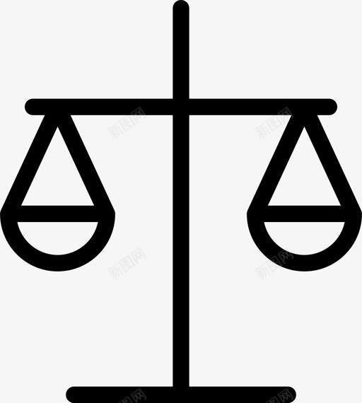 平衡商业金融图标svg_新图网 https://ixintu.com 商业 天秤座 平衡 金融