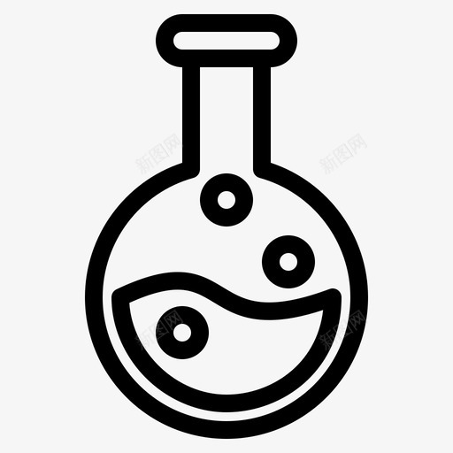 教育实验室校线图标svg_新图网 https://ixintu.com 实验室 教育 校线