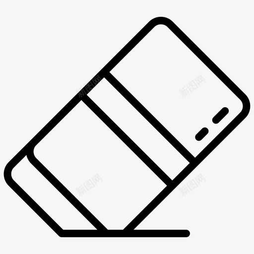 橡皮擦橡胶文具图标svg_新图网 https://ixintu.com 图标 学习 工具 教育 文具 橡皮擦 橡胶 科学 线图 设备
